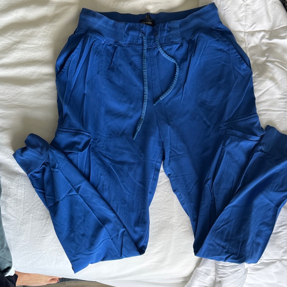 Jaanuu Blue Jogger Scrub Pants